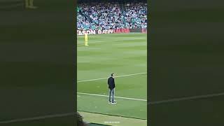 Imanol el excelente técnico oriotarra en la banda del Villamarín BetisReal Sociedad 190524 [upl. by Mushro]