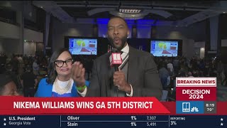 Georgia congresswoman Nikema Williams keeps her seat wins her race [upl. by Nirot]