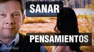 Practicando el poder del ahora sanar pensamientos Eckhart tolle Español latino letra de autor® [upl. by Auqenahc]