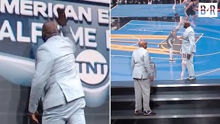 Shaq Broke the Screen After Beating Kenny to the Big Board 😭  Inside the NBA [upl. by Acnairb]