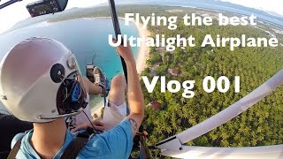 ULTRA LIGHT Flying the best ultralight airplane in MATI Philippines VLOG 001 [upl. by Kennan]