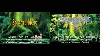 Secret of Mana vs Seiken Densetsu 2  Introduction [upl. by Amii]