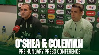 John OShea amp Seamus Coleman Discuss Irish Squad Changes For Hungary [upl. by Nyraa]