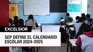 Listo el calendario escolar 20242025 Estos son los días feriados puentes y vacaciones [upl. by Tiram]