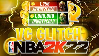 NEW NBA 2K22 UNLIMITED VC GLITCH VC GLITCH 2K22 1MILLION VC FOR FREE [upl. by Elleinnod]