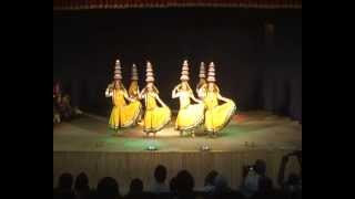 rajasthani folk dance by vanasthali vidyapeeth studentsdance01 [upl. by Aytnahs]