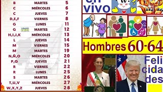 CALENDARIO PAGOS HOMBRES 60 A 64 FELICIDADES TRUMP [upl. by Sivel884]