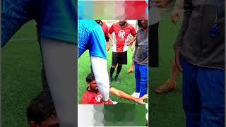 Minor Collision in Football Game  Quick Recovery amp Play On ytshorts football hurt crazy sport [upl. by Berty]