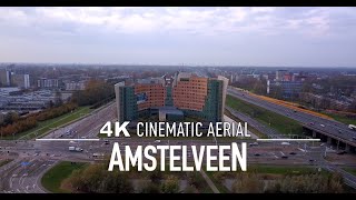 AMSTERDAM AMSTELVEEN Drone 4K 🇳🇱  Holland Ultra HD [upl. by Gisele]