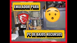 Emulador para pc de bajos recursos emulador real no fake [upl. by Cheffetz]