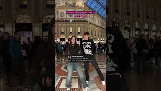 CARLA FAMULARI INSEGNA I TREND A GIOVANNI BELLUCCI A MILANO tiktok webboh neiperte couple perte [upl. by Nylevol]