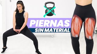 Los MEJORES ejercicios para TONIFICAR PIERNAS en casa 💪 [upl. by Ellek221]