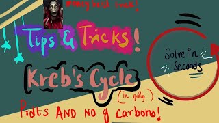 Krebs cycle mnemonic and tricks to find products  TAMIL [upl. by Llertnahs]