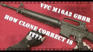 VFC M16A2 GBBR HOW CLONE CORRECT IS IT [upl. by Ahsilrae]