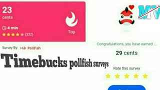 How to Qualify Pollfish surveys and Complete TIMEBUCKS Surveys [upl. by Warden908]