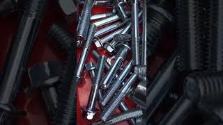 Zinc plating  bolts amp nuts electroplating plating [upl. by Merrel]