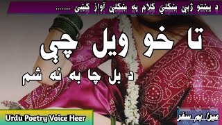 Ta Khu Wail Che Da Bal Cha ba Na sham  pashto poetry  MeRa HuMsaFaR [upl. by Cowan]