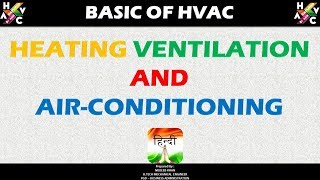 HVAC Training Basics  Heating Ventilation and Air Conditioning  Hindi Version [upl. by Owena]