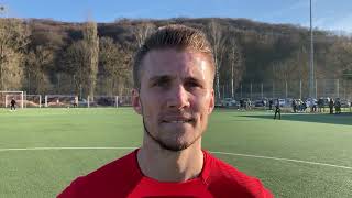 Joshua Bierbrauer Angreifer des FC Bitburg nach dem Wintercup im Sauertal [upl. by Sidonie]