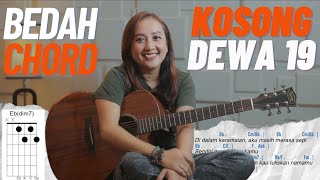 BEDAH CHORD  KOSONG DEWA 19  SEE N SEEGUITAR [upl. by Nosdrahcir]