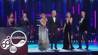 Sanremo 2019  Baglioni Raffaele Bisio Foglietta Marchetto Papaleo in quotVengo anchioquot [upl. by Codd]