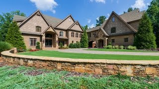 English Inspired Manor  201 Traditions Drive Alpharetta GA [upl. by Anivram492]