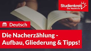 Eine Nacherzählung verfassen   Deutsch verstehen mit dem Studienkreis [upl. by Hsiekal]