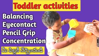 Toddler activities  Part 6  speech therapy  speech therapy for 2 years old telugu [upl. by Fazeli]