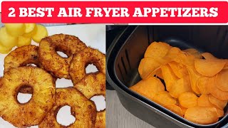 2 EASY AIR FRYER APPETIZERS RECIPES  SNACKS  DESSERTS TO MAKE AT HOME [upl. by Donahue]