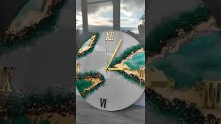 Horloge Murale en resine epoxy [upl. by Bushweller115]