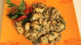 Pierś z kurczaka z grzybami pollo con funghi [upl. by Boniface]