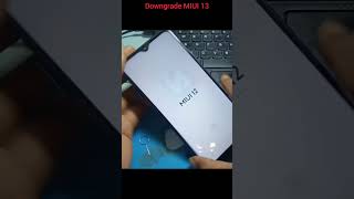 downgrade miui 13 to miui 12 [upl. by Asik]