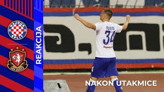 IZJAVA BRUNE DURDOVA NAKON UTAKMICE  HAJDUK  GORICA 41 [upl. by Eutnoj]