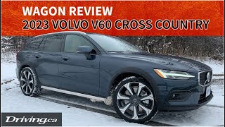 2023 Volvo V60 Cross Country  Wagon Review  Drivingca [upl. by Walston]