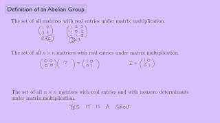 Abstract Algebra 1 Definition of an Abelian Group [upl. by Thaddaus54]