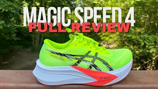 ASICS Magic Speed 4 Full Review [upl. by Alden120]