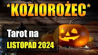 🎃KOZIOROŻEC TAROT LISTOPAD 2024🎃 [upl. by Eglantine]