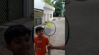 🏸👦🏻♥ Badminton Champ Little Kanha 😃💕🎈🎈 Match Yonex Racquet few Tips etc  Video No 1 🏸 🏸 [upl. by Nesahc]