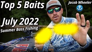 Bass Fishing Baits of the Month  July 2022 Summer Fishing GoTos [upl. by Coryden]