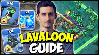 Lavaloon Attack GUIDE Strongest Attack For Next 3 Weeks in Clash of Clans [upl. by Llaccm902]