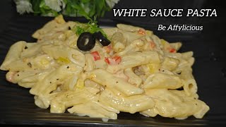 How To Make White Sauce Creamy Pasta whitesaucepasta pastarecipefyp beaffylicious cheesepasta [upl. by Fallon893]