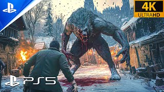 THE WEREWOLFS MASSACRE  LOOKS ABSOLUTELY TERRIFYING  Ultra Realistic Graphics 4K 60FPSRE VILLAGE [upl. by O'Carroll]