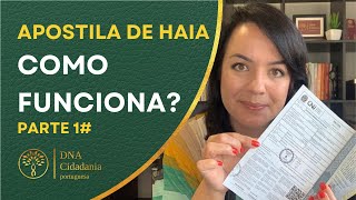 APOSTILA DE HAIA  COMO FUNCIONA  PARTE 1DNA  Cidadania Portuguesa [upl. by Eyde947]