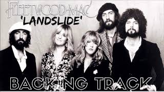 Fleetwood Mac  Landslide  Acoustic Fingerstyle Backing Track Capo 3rd Fret [upl. by Umeh]