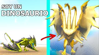 SOY GHIDORAH LA HISTORIA DEL PEQUEÑO DINOSAURIO DRAGON Evoluciono en Kaiju ARK Soy un Dinosaurio [upl. by Sibeal479]