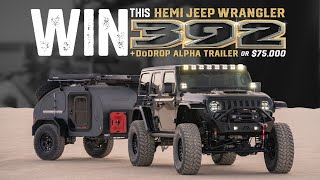 WIN This HEMI Powered Jeep Wrangler 392 and OffRoad DoDrop Alpha Trailer at Forged4x4 [upl. by Aisile]