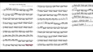 The Flight of the Bumble Bee for Flute Sheet Music [upl. by Petr]