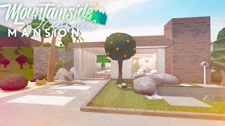 Mountainside Oceanic Mansion → Bloxburg Speed build No Gamepass [upl. by Nnaeiram]