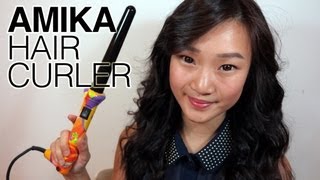 First Try Review ♥ AMIKA Clipfree Tourmaline Curler [upl. by Emili]