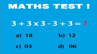 33×333  MDAS PEMDAS GEMDAS BODMAS  Order of Operations [upl. by Udall325]